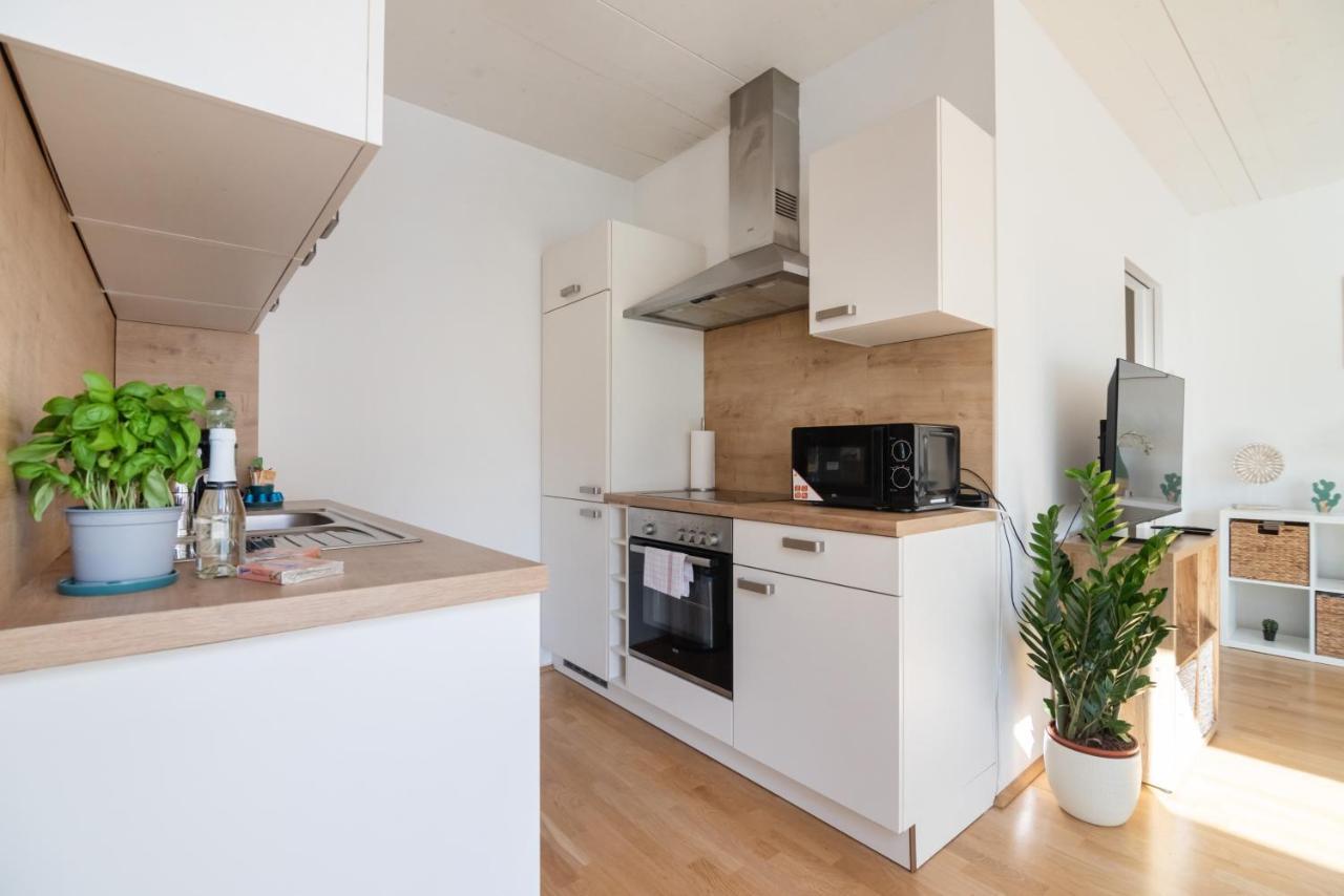 Helles, Neues Dg Apartment Mit Blick Zum Donauturm Вена Экстерьер фото